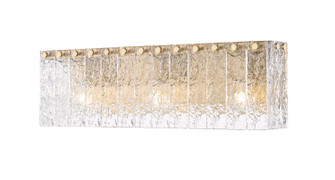 Glacier Three Light Vanity in Modern Gold (224|1943-3V-MGLD)