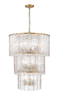 Glacier 12 Light Chandelier in Modern Gold (224|1943-36MGLD)