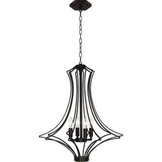 Grace Four Light Chandelier in Deep Patina Bronze (165|Z467)