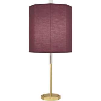 Kate One Light Table Lamp in Modern Brass w/ Clear Crystal (165|VW04)