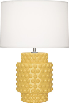 Small Dolly One Light Accent Lamp in Sunset Yellow Glazed Textured Ceramic (165|SU801)