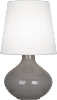 June One Light Table Lamp in Smokey Taupe Glazed Ceramic (165|ST993)