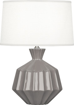 Small Orion One Light Accent Lamp in Smokey Taupe Glazed Ceramic (165|ST989)