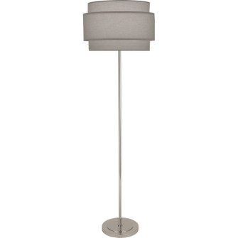 Decker One Light Floor Lamp in Polished Nickel (165|SG133)