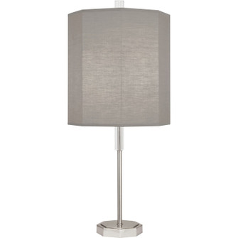 Kate One Light Table Lamp in Polished Nickel w/ Clear Crystal (165|SG05)