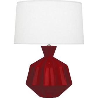 Orion One Light Table Lamp in Sangria Glazed Ceramic (165|SA999)