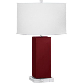 Harvey One Light Table Lamp in Sangria Glazed Ceramic (165|SA995)