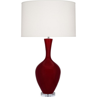 Audrey One Light Table Lamp in Sangria Glazed Ceramic (165|SA980)