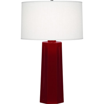 Mason One Light Table Lamp in Sangria Glazed Ceramic (165|SA960)