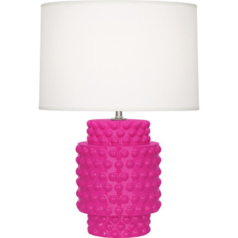 Small Dolly One Light Accent Lamp in Razzle Rose Glazed Textured Ceramic (165|RZ801)