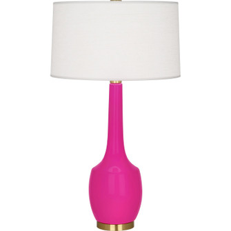 Delilah One Light Table Lamp in Razzle Rose Glazed Ceramic (165|RZ701)