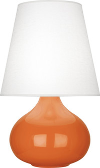 Small June One Light Accent Lamp in Pumpkin Glazed Ceramic (165|PM93)