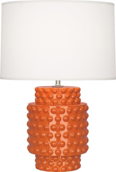Small Dolly One Light Accent Lamp in Pumpkin Glazed Textured Ceramic (165|PM801)
