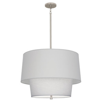Decker Three Light Pendant in Polished Nickel (165|PG138)