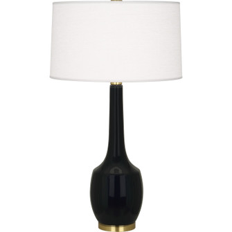 Delilah One Light Table Lamp in Obsidian Glazed Ceramic (165|OS701)