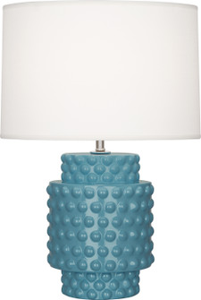 Small Dolly One Light Accent Lamp in Steel Blue Glazed Textured Ceramic (165|OB801)