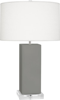 Harvey One Light Table Lamp in Matte Smokey Taupe Glazed Ceramic (165|MST95)