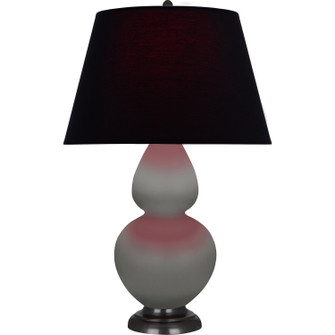 Double Gourd One Light Table Lamp in Matte Smokey Taupe Glazed Ceramic w/Deep Patina Bronze (165|MST57K)