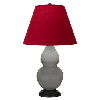 Small Double Gourd One Light Accent Lamp in Matte Smokey Taupe Glazed Ceramic w/Deep Patina Bronze (165|MST51R)