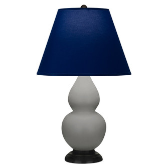 Small Double Gourd One Light Accent Lamp in Matte Smokey Taupe Glazed Ceramic w/Deep Patina Bronze (165|MST51N)