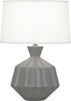 Small Orion One Light Table Lamp in Matte Smokey Taupe Glazed Ceramic (165|MST18)