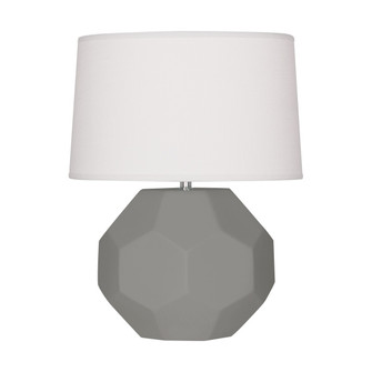 Small Franklin One Light Accent Lamp in Matte Smokey Taupe Glazed Ceramic (165|MST02)