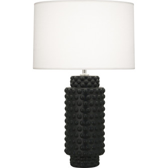 Dolly One Light Table Lamp in Matte Obsidian Glazed Textured Ceramic (165|MOS08)