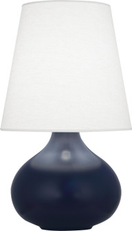 Small June One Light Accent Lamp in Matte Midnight Blue Glazed Ceramic (165|MMB93)