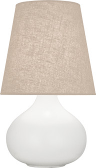 Small June One Light Accent Lamp in Matte Lily Glazed Ceramic (165|MLY91)