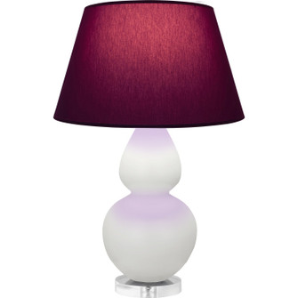 Double Gourd One Light Table Lamp in Matte Lily Glazed Ceramic w/Lucite (165|MLY62P)