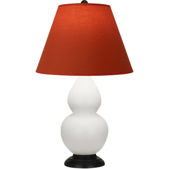 Double Gourd One Light Table Lamp in Matte Lily Glazed Ceramic w/Deep Patina Bronze (165|MLY57T)