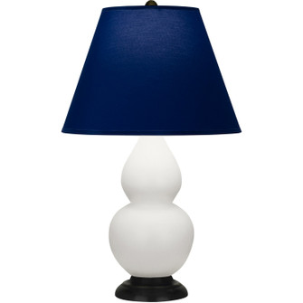 Double Gourd One Light Table Lamp in Matte Lily Glazed Ceramic w/Deep Patina Bronze (165|MLY57N)