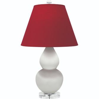 Small Double Gourd One Light Accent Lamp in Matte Lily Glazed Ceramic w/Lucite (165|MLY53R)