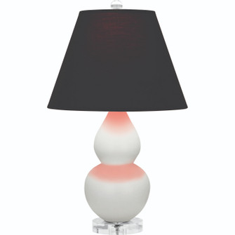 Small Double Gourd One Light Accent Lamp in Matte Lily Glazed Ceramic w/Lucite (165|MLY53K)