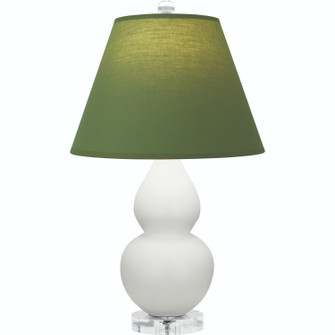 Small Double Gourd One Light Accent Lamp in Matte Lily Glazed Ceramic w/Lucite (165|MLY53G)
