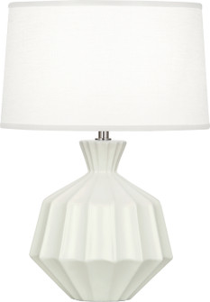 Small Orion One Light Table Lamp in Matte Lily Glazed Ceramic (165|MLY18)
