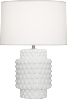 Small Dolly One Light Accent Lamp in Matte Lily Glazed Textured Ceramic (165|MLY09)