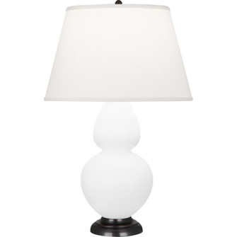 Double Gourd One Light Table Lamp in Matte Daisy Glazed Ceramic w/Deep Patina Bronze (165|MDY57)
