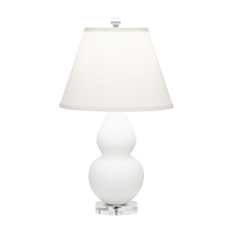 Small Double Gourd One Light Accent Lamp in Matte Daisy Glazed Ceramic w/Lucite (165|MDY53)