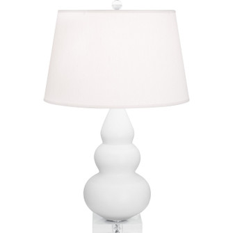 Small Triple Gourd One Light Accent Lamp in Matte Daisy Glazed Ceramic w/Lucite (165|MDY33)