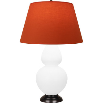 Double Gourd One Light Table Lamp in Matte Daisy Glazed Ceramic w/Deep Patina Bronze (165|MDY21T)