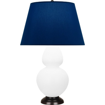 Double Gourd One Light Table Lamp in Matte Daisy Glazed Ceramic w/Deep Patina Bronze (165|MDY21N)