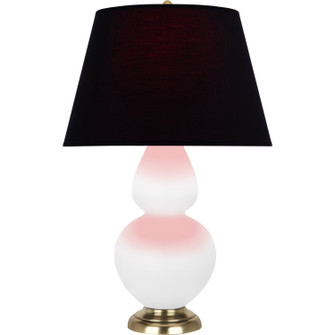 Double Gourd One Light Table Lamp in Matte Daisy Glazed Ceramic w/Antique Natural Brass (165|MDY20K)