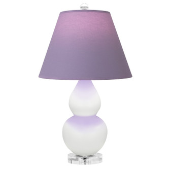 Small Double Gourd One Light Accent Lamp in Matte Daisy Glazed Ceramic w/Lucite (165|MDY13L)