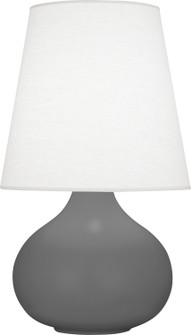 Small June One Light Accent Lamp in Matte Ash Glazed Ceramic (165|MCR93)