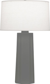 Mason One Light Table Lamp in Matte Ash Glazed Ceramic (165|MCR60)