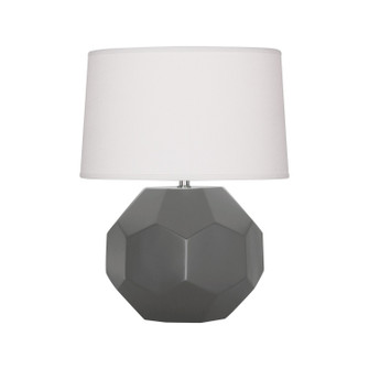 Small Franklin One Light Accent Lamp in Matte Ash Glazed Ceramic (165|MCR02)