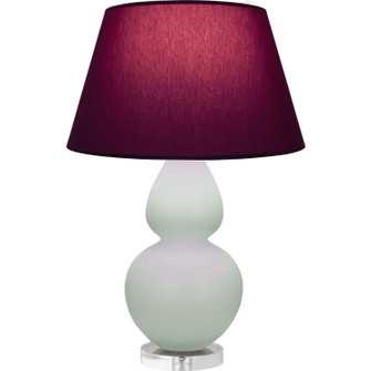 Double Gourd One Light Table Lamp in Matte Celadon Glazed Ceramic w/Lucite (165|MCL62P)