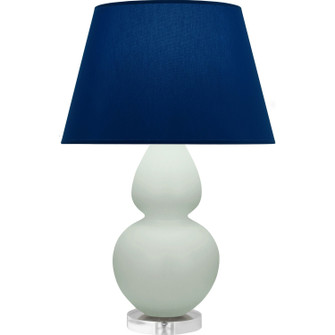 Double Gourd One Light Table Lamp in Matte Celadon Glazed Ceramic w/Lucite (165|MCL62N)