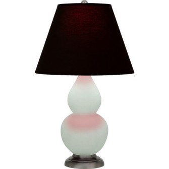 Small Double Gourd One Light Accent Lamp in Matte Celadon Glazed Ceramic w/Antique Silver (165|MCL52K)
